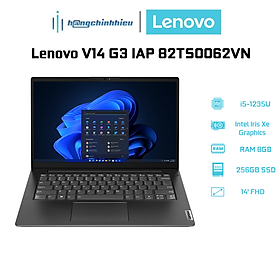 Laptop Lenovo V14 G3 IAP (82TS0062VN) (i5-1235U | 8GB | 256GB | Intel Iris Xe Graphics | 14' FHD | DOS) Hàng chính hãng