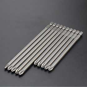 Mua (Bán Lẻ)Mũi tô vít 4 cạnh dài 200-250-300mm chất thép S2 có nam châm cho máy khoan