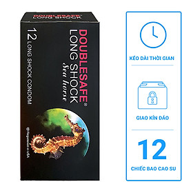 Bao cao su Cá Ngựa 4 in 1 Malaysia - kéo dài thời gian - 12 chiếc
