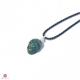 Mặt dây chuyền Lá Bồ Đề Ngọc Bích - Nephrite - Canada 100% tự nhiên - Hợp tất cả các mệnh, mang tới tài lộc, bình an | VietGemstones 