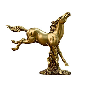 Horse Statue Resin Figurine Animal Sculpture for Office Home