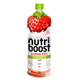 Big C - Nước trái cây Nutri vị dâu sữa 1L - 10758