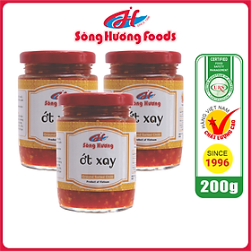 3 Hũ Ớt Tươi Xay Sông Hương Foods Hũ 200g