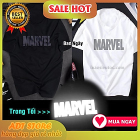 Áo thun Unisex Phản Quang Cao Cấp | MARVEL - 2 màu đen trắng cực HOT giá siêu rẻ bán chạy