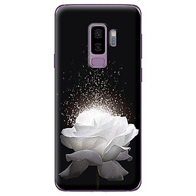 Ốp lưng cho Samsung Galaxy S9 Plus hoa trắng 1 - Hàng chính hãng