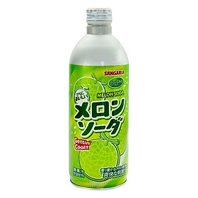 3 Chai Nước Soda Dưa Lưới Sangaria Nhật Bản (500ml x 3)