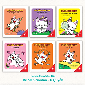 Sách Combo Ehon Nhật Bản - Bé Mèo Nontan