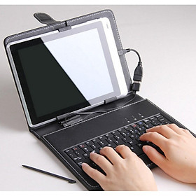 Mua Bàn phím kiêm bao da tablet 10 inch 2 in 1  Micro usb - Home and Garden
