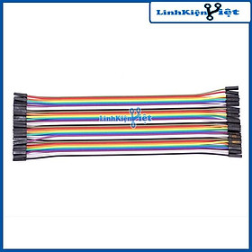 Mua Dây Nối 40P 7 Màu Dài 30Cm 10 sợi ( 2 Đầu Cái Cái )