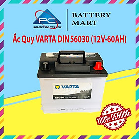 Bình Ắc Quy 12V-60AH, Ắc Quy VARTA DIN 56030