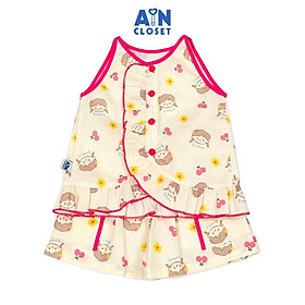 Bộ quần áo Ngắn bé gái họa tiết Bé Sweet cotton - AICDBGHN1YED - AIN Closet