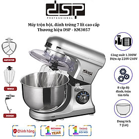 Mua Máy trộn bột  nhào bột  đánh trứng  trộn thực phẩm dung tích 7 lít cao cấp DSP KM3057 có 8 mức độ vận hành - HÀNG NHẬP KHẨU