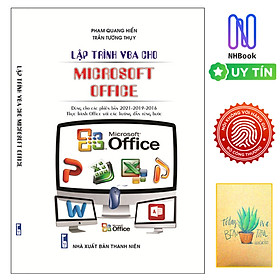 Hình ảnh sách Lập Trình VBA Cho MICROSOFT OFFICE - Dành Cho Các Phiên Bản 2021 -2019 - 2016 Thực Hành Office Với Các Hướng Dẫn Từng Bước ( Tặng Kèm Sổ Tay)