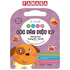 Sách - Thông Minh Toàn Diện - Bóc Dán Diệu Kỳ - 0-3 Tuổi - Thông Minh Tương Tác-Xã Hội