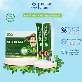 Trà giảm cân Sitokata hộp 10 gói - Bột cần tây sấy lạnh giữ vóc dáng, hỗ trợ quá trình trao dổi chất