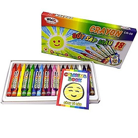 Bút sáp màu Crayon WinQ 18 màu