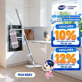 Cây lau nhà tự vắt thông minh sợi microfiber