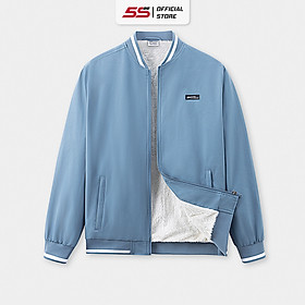 Áo Khoác Bomber Nam 5S FASHION Lót Lông Dày Dặn, Trẻ Trung, Khỏe Khoắn (AKB23004)