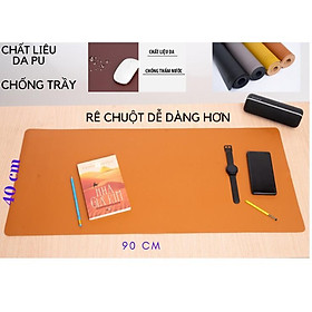 Mua Lót chuột - Bàn di chuột Size Lớn 90X40 Bằng Da PU Chất Lượng Cao