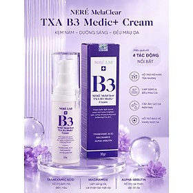 Kem dưỡng mờ nám Neré Lab B3 Cream 30g - Hỗ trợ mờ thâm nám, tàn nhang, làm sáng da
