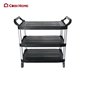 Mua Xe đẩy tay 3 tầng bằng nhựa HORECA JD mã JD-UC334