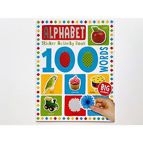 100 Alphabet Sticker Activity Book - Miếng Chủ Đề 100 Chữ Cái Đầu Tiên Cho Bé.