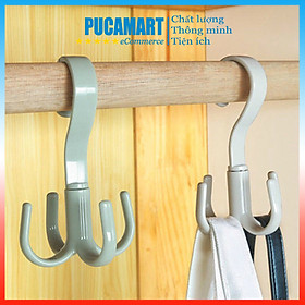 Mua Móc Nhựa 4 Chấu Xoay 360 Độ  Móc Quần Áo  Móc Vật Dụng Cá Nhân Chắc Chắn Tiện Dụng - PucaMart