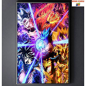 Tranh Canvas | Tranh treo tường trang trí DRAGON BALL - MẪU 8