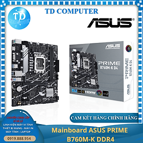 Mua Main Asus B760M K D4 ~ (Socket 1700  HDMI + VGA DDR4 M2) - Hàng chính hãng Viết Sơn phân phối