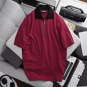 Áo Thun Polo Bigsize Nam - Cổ Dây Kéo - Big Size 80