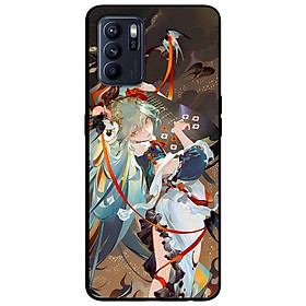 Ốp lưng cho Oppo Reno 2Z - 2F - 6Z - 7Z 5G - 8Z 5G - 8T 4G - 8T 5G - A96 5G - Anime Cô Gái Cầm Đàn - Hàng Chính Hãng