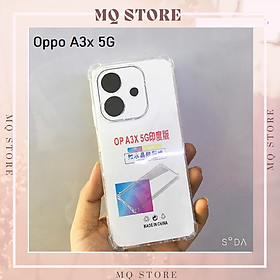 Ốp lưng cho Oppo A3x 5G dẻo trong TPU chống sốc 4 góc cạnh ( hàng chính hãng)