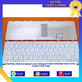 Bàn Phím dùng cho laptop Lenovo Ideapad V460 Y450 B460 Y460 Y450A Y450G Y550 Y560 - MÀU TRẮNG - Hàng Nhập Khẩu New Seal