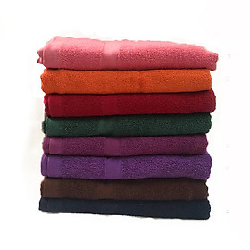 Khăn tắm 100% cotton 50x100 giao màu ngẫu nhiên