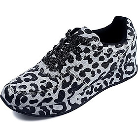 New Leopard Personalized Leather Stitching Shoes