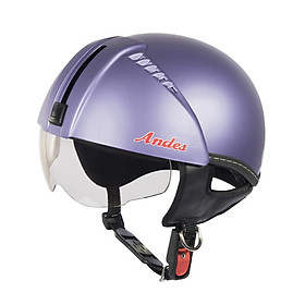 Mũ Bảo Hiểm Andes 1/2 Đầu Kính Giấu-Kiểu 3S181 Nhám