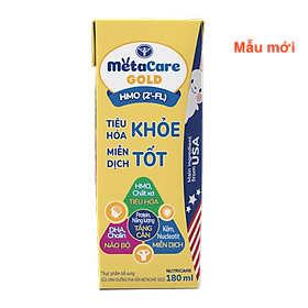 Thùng sữa nước pha sẵn Nutricare Metacare - phát triển toàn diện cho trẻ từ 1 tuổi (180ml x 48 hộp)