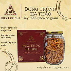 Đông Trùng Hạ Thảo Sấy Thăng Hoa Cao Cấp (hũ 50 gram) - Thiên Hương Phát Đà Lạt