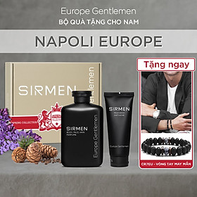 [Combo Napoli Europe] Sữa tắm 350g & Sữa rửa mặt 100g hương nước hoa châu Âu SIRMEN Europe Gentlemen cao cấp chiết xuất tự nhiên