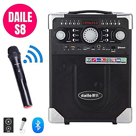 Mua Loa Daile S8  loa karaoke mini  phát nhạc ngoài trời  công suất max 150W BẢO HÀNH 1 NĂM