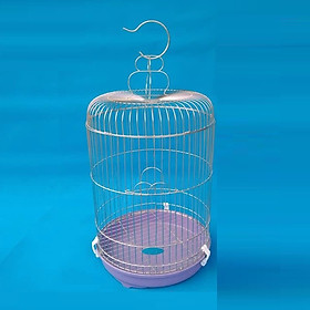 Lồng chim inox, Lồng chim khuyên chống gỉ sét, lồng chim nhỏ KT 20x40cm