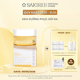 Kem dưỡng ẩm, làm sáng mịn và phục hồi da Sakirei NMN Revitalize Cream 50g