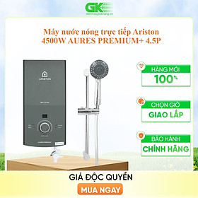 Bình đun nước nóng tức thời Ariston AURES PREMIUM+ 4.5P - Hàng chính hãng