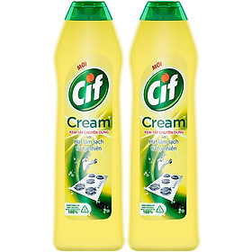 Combo 2 Kem Tẩy Cif Đa Năng 500G Sạch Sáng Bóng Không Hư Hại Bề Mặt
