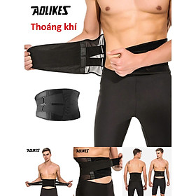 Đai Lưng Thoáng Khí Thể Thao Chính Hãng Aolikes 7981 Cho Người Ngồi Nhiều, Bê Nặng, Giảm Đau Lưng, Thoát Vị Đĩa Đệm