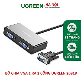 Mua Cáp chia VGA 1 ra 2 chính hãng Ugreen 20918 cao cấp (cáp dài 1m) hàng chính hãng