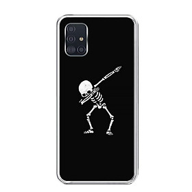 Ốp lưng dẻo cho điện thoại Samsung Galaxy A51 - 0390 BONE - Hàng Chính Hãng