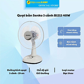Mua Quạt bàn Senko 3 cánh B1213 40W  - Hàng Chính Hãng