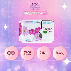 Băng vệ sinh ban ngày Doctor Care, BVS thảo dược 24cm siêu thấm hút siêu khô thoáng