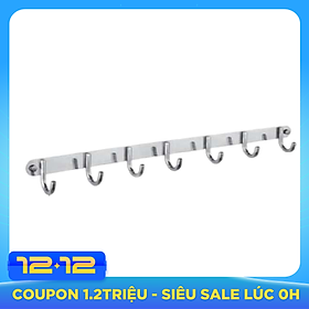 Móc Treo Quần Áo Inox 7 Móc (Không Gỉ Sét)